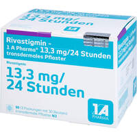 Rivastigmin - 1 A Pharma 13.3mg/24 Std. transd Pfl, 90 st, 1 A Pharma GmbH