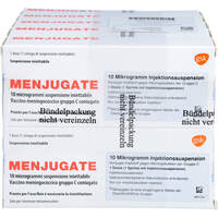 Menjugate 10 Mikrogramm Inj.-Susp.i.e.Fertigspr., 10x0,5 ml, kohlpharma GmbH