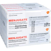 Menjugate 10 Mikrogramm Inj.-Susp.i.e.Fertigspr., 10x0,5 ml, kohlpharma GmbH