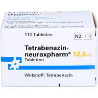 Tetrabenazin-neuraxpharm 12.5 mg, 112 st, neuraxpharm Arzneimittel GmbH