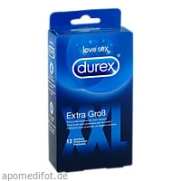 DUREX extra groß Kondome, 12 Stück, Reckitt Benckiser Deutschland GmbH