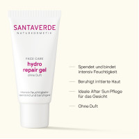 aloe vera hydro repair Gel ohne Duft, 30 ml, SANTAVERDE GmbH