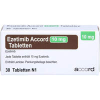 Ezetimib Accord 10 mg Tabletten, 30 Stk., Accord Healthcare GmbH