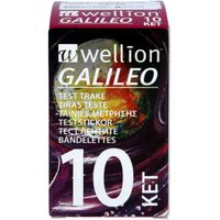 Wellion GALILEO Ketone Teststreifen, 10 st, MED TRUST GmbH & Co. KG