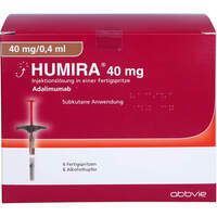HUMIRA 40 mg/0.4 ml Injekt.Lsg.i.e.Fertigspritze, 6 st, Orifarm GmbH