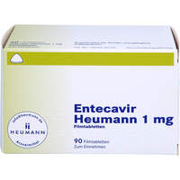 Entecavir Heumann 1 mg Filmtabletten, 90 st, Heumann Pharma GmbH & Co. Generica KG
