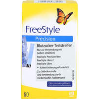 Freestyle Precision Blutzucker Teststr.o.Codier., 50 Stk., kohlpharma GmbH