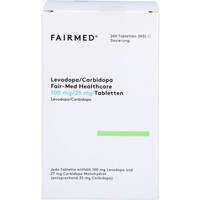 Levodopa/Carbidopa Fair Med Healthcare 100mg/25mg, 200 st, Fairmed Healthcare GmbH