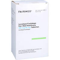 Levodopa/Carbidopa Fair Med Healthcare 100mg/25mg, 200 st, Fairmed Healthcare GmbH