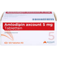 Amlodipin axcount 5 mg Tabletten, 100 st, Axcount Generika GmbH