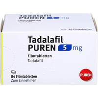 Tadalafil PUREN 5 mg Filmtabletten, 84 Stk., PUREN Pharma GmbH & Co. KG