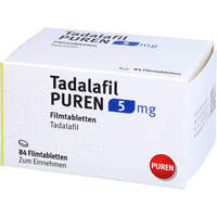 Tadalafil PUREN 5 mg Filmtabletten, 84 Stk., PUREN Pharma GmbH & Co. KG