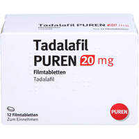 Tadalafil PUREN 20 mg Filmtabletten, 12 st, PUREN Pharma GmbH & Co. KG