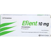Efient 10 mg Filmtabletten, 28 Stk., kohlpharma GmbH