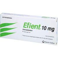Efient 10 mg Filmtabletten, 28 Stk., kohlpharma GmbH