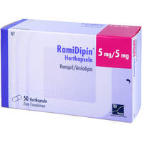 RamiDipin 5mg/5mg Hartkapseln, 50 Stk., TAD Pharma GmbH RamiDipin 5mg/5mg Hartkapseln, 50 Stk., TAD Pharma GmbH