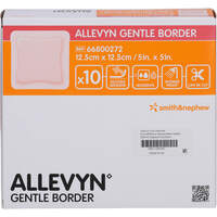 ALLEVYN Gentle Border 12.5x12.5 cm Schaumverb., 10 st, B2b Medical GmbH