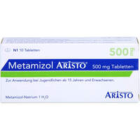 Metamizol Aristo 500mg Tabletten, 10 Stk., Aristo Pharma GmbH