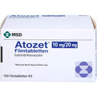 Atozet 10mg/20mg Filmtabletten, 100 st, Emra-Med Arzneimittel GmbH