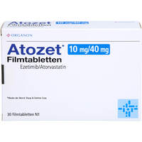 Atozet 10mg/40mg Filmtabletten, 30 Stk., Emra-Med Arzneimittel GmbH