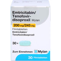Emtricitabin/Tenofovirdisoproxil Mylan 200/245mg, 30 Stk., Viatris Healthcare GmbH