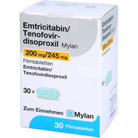 Emtricitabin/Tenofovirdisoproxil Mylan 200/245mg, 30 Stk., Viatris Healthcare GmbH