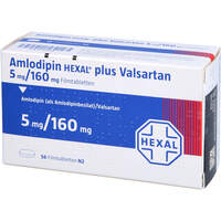 Amlodipin HEXAL plus Valsartan 5 mg/160 mg, 56 Stk., HEXAL AG