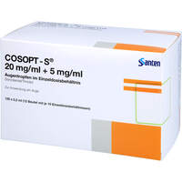 Cosopt-S 20 mg/ml+5 mg/ml Augentr.i.Einzeldosisbe., 120x0.2 ml, Fd Pharma GmbH
