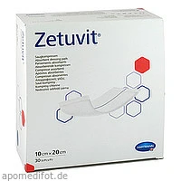 ZETUVIT Saugkompresse unsteril 10x20 cm, 30 Stück, B2b Medical GmbH