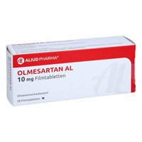 Olmesartan AL 10 mg Filmtabletten, 28 Stk., Aliud Pharma GmbH Olmesartan AL 10 mg Filmtabletten, 28 Stk., Aliud Pharma GmbH