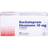 Escitalopram Heumann 10 mg Filmtabletten HEUNET, 50 st, Heunet Pharma GmbH