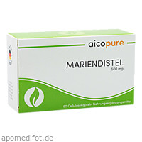 MARIENDISTEL 500 mg Kapseln, 60 st, Aicomed GmbH