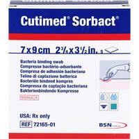 CUTIMED Sorbact Kompressen 7x9 cm, 5 Stk., B2b Medical GmbH
