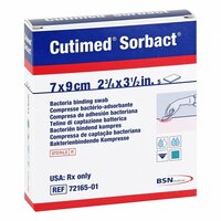 CUTIMED Sorbact Kompressen 7x9 cm, 5 Stk., B2b Medical GmbH