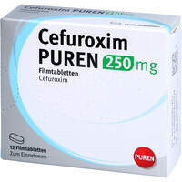 Cefuroxim PUREN 250 mg Filmtabletten, 12 Stk., PUREN Pharma GmbH & Co. KG