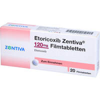 Etoricoxib Zentiva 120 mg Filmtabletten, 20 Stk., Zentiva Pharma GmbH