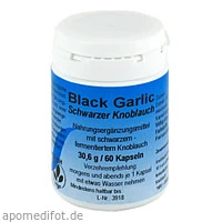 BLACK GARLIC - SCHWARZER KNOBLAUCH, 60 Stück, merosan Diätvertrieb GmbH