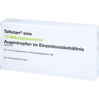 TAFLOTAN sine 15 ug/ml Augentr.im Einzeldosisbeh., 30x0,3 ml, 2care4 Aps
