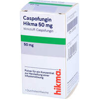 Caspofungin Hikma 50 MG Pulver f.e.Konz.z.H.e.Inf., 1 st, Hikma Pharma GmbH