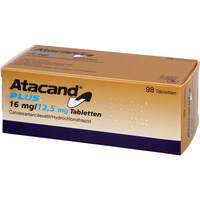 ATACAND PLUS 16/12.5mg Tabletten B, 98 st, Docpharm GmbH
