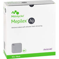 MEPILEX Ag Schaumverband 10x10cm steril, 10 st, MFG Handel GmbH