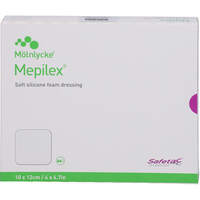 MEPILEX 10x12cm Schaumverband, 5 st, MFG Handel GmbH