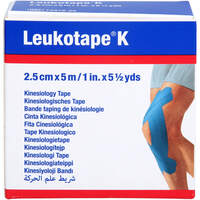 LEUKOTAPE K 2.5 cm blau, 1 st, 1001 Artikel Medical GmbH