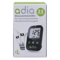 adia Blutzuckerteststreifen, 25 Stück, Diabetikerbedarf Db GmbH