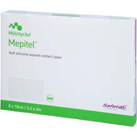 MEPITEL Silikon Netzverband 8x10 cm steril, 5 st, MFG Handel GmbH