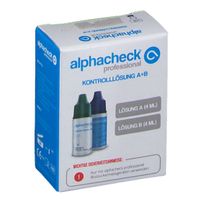 alphacheck professional Kontrolllösung A+B Kombi, 2x4 ml, Berger Med GmbH