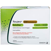Toujeo 300 E/ml SoloStar Inj.-Lsg.i.e.Fertigpen, 10x1,5 ml, kohlpharma GmbH
