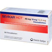 Sevikar HCT 40 mg/10 mg/12.5 mg Filmtabletten, 98 st, Docpharm GmbH