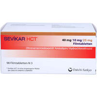 Sevikar HCT 40 mg/10 mg/25 mg Filmtabletten, 98 st, Docpharm GmbH
