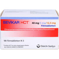 Sevikar HCT 40 mg/5 mg/12.5 mg Filmtabletten, 98 st, Docpharm GmbH